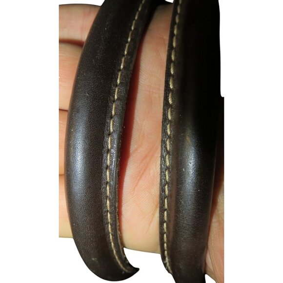 COACH 2001 Bonnie Cashin Legacy Brown glove tanned leather Leather Bucket Tote - Picture 8 of 13